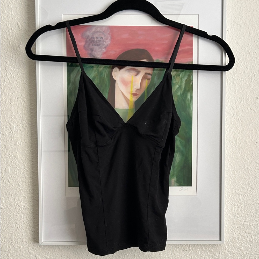 Reformation V-Neck Slim Fit Cami Tank Top